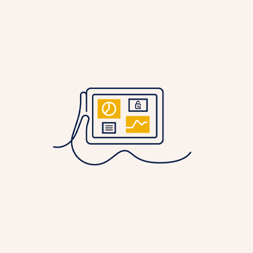 Illustration. Kundportalen SBC Hemma.