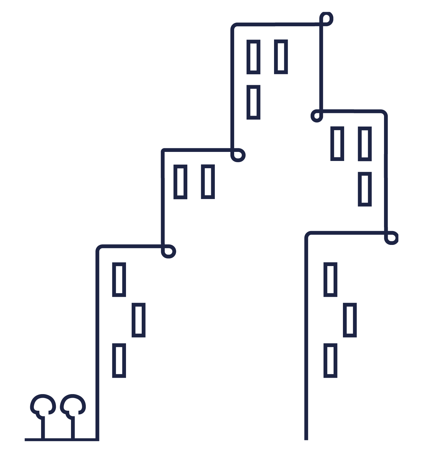 Illustration. Bostadsrättshus.
